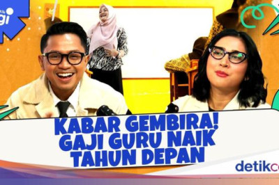 Kabar Gembira! Gaji Guru Naik Tahun Depan