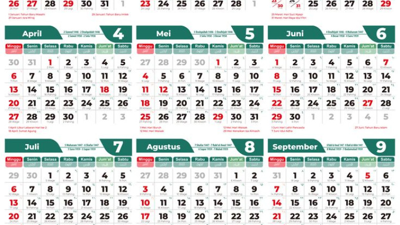Sambut 2025 dengan Kalender Lengkap: Libur Nasional dan Cuti Bersama